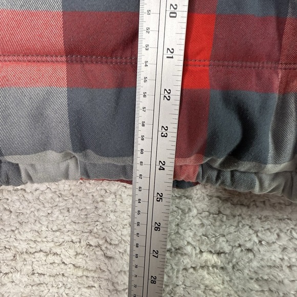 Oldnavy Puffer Best Women's S Red Quilted Plaid‎ Frost Free - Picture 6 of 9